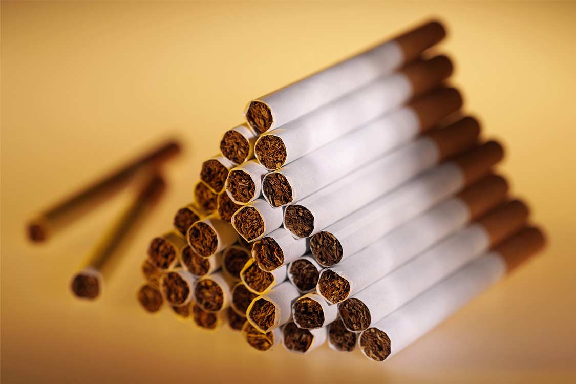 Quality control of tobacco goods: cigarettes